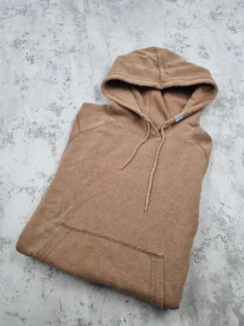 Sweat à capuche The North Face marron clair – Taille S Femme (mesures en photos)