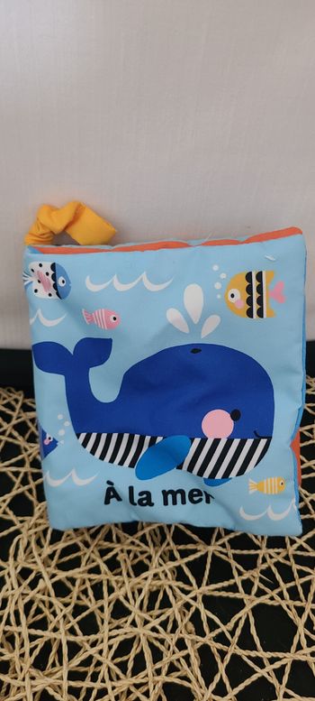 Livre À la mer - Milan Jeunesse livre tissu , éveil