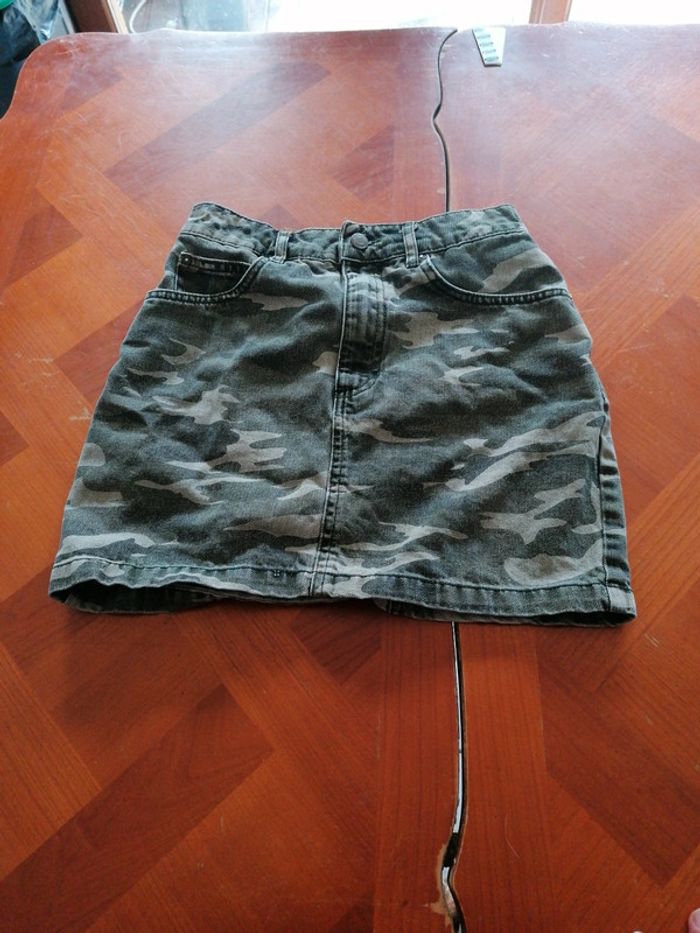 Lot 2 jupes en jeans femme taille S - photo numéro 2