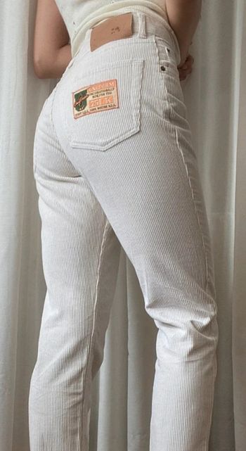 Jeans vintage velours côtelé 100% coton  Uniform t.38 taille haute