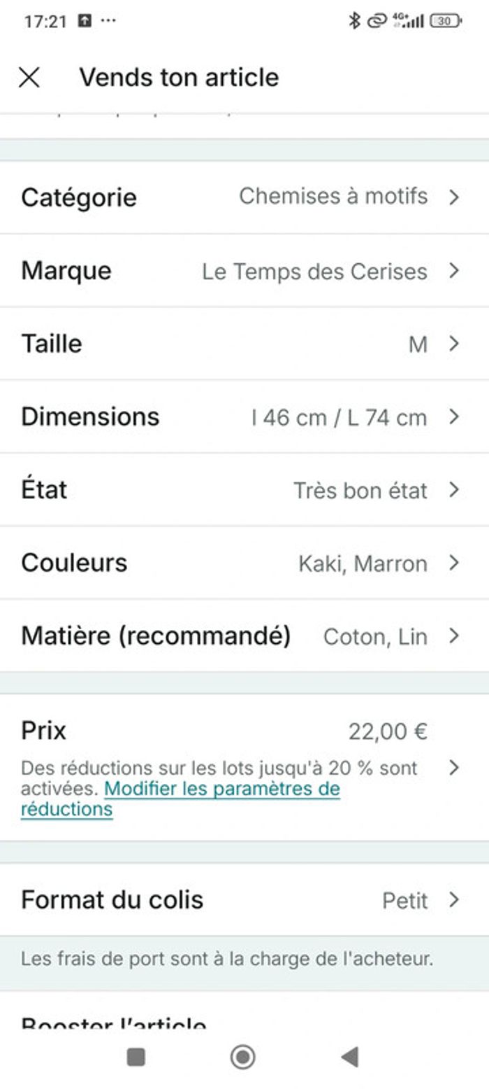 L'originale chemise de l'armée Vietnamienne Le Temps des Cerises LTC M camouflage - photo numéro 10