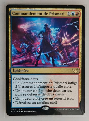 Commandement de prismari