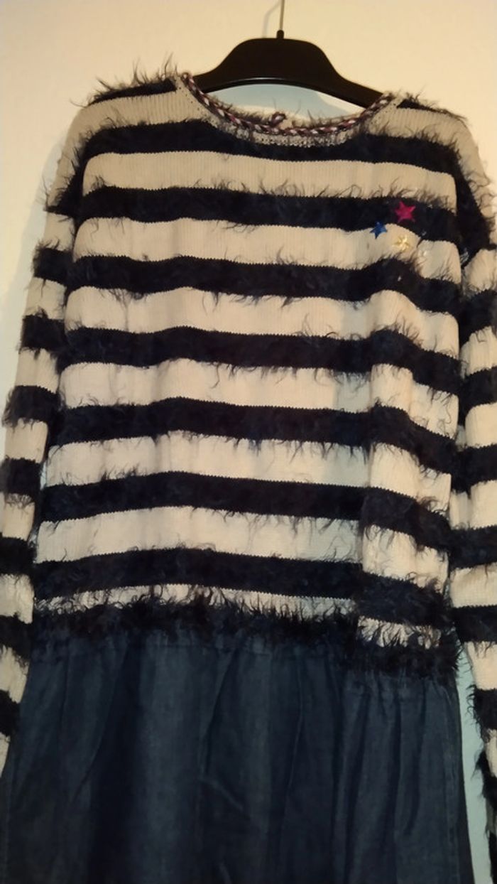 robe mariniere et jean catimini fille 10 ans - photo numéro 3