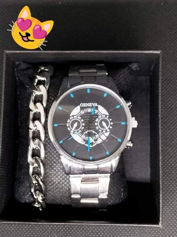 Montre et gourmette homme