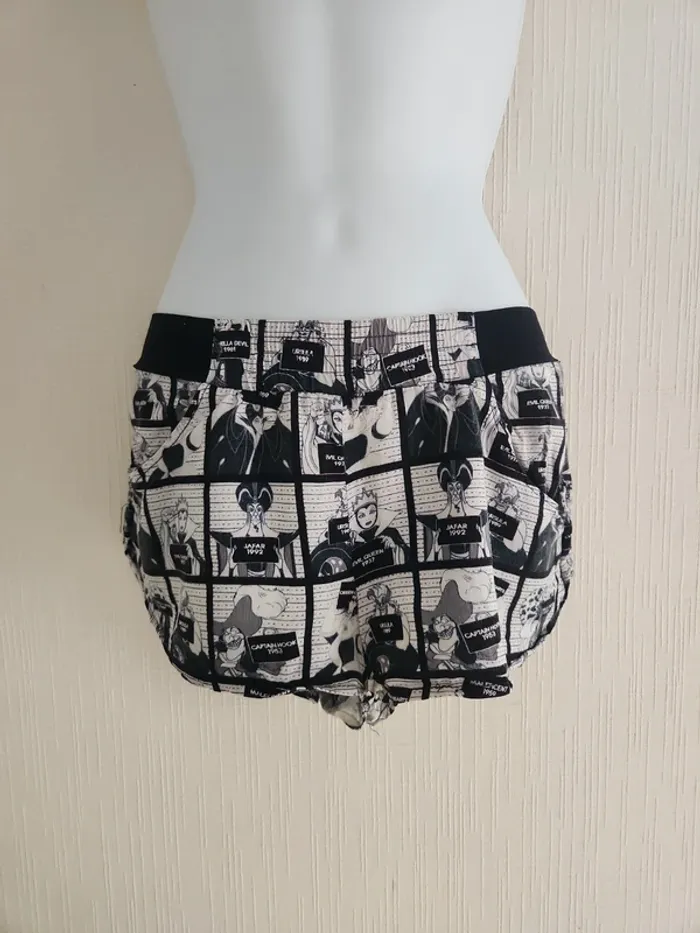 Short pyjama Undiz les méchants Disney taille S