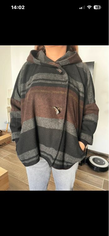 Manteau cape 