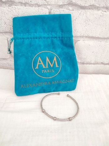 Bracelet jonc en argent 925 Alexandra Margnat