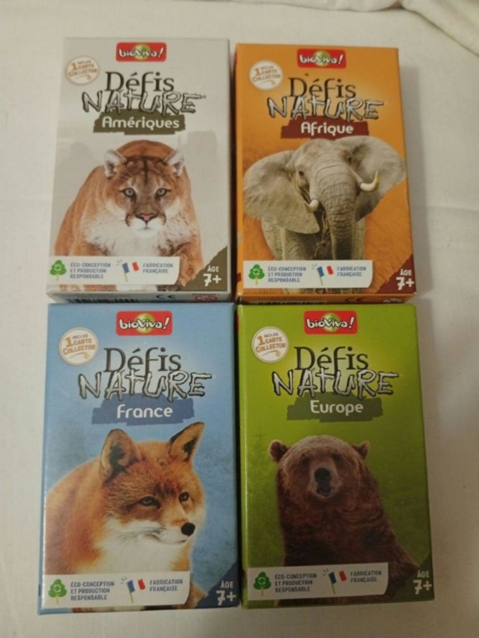 Lot de 4 jeux Défis Nature