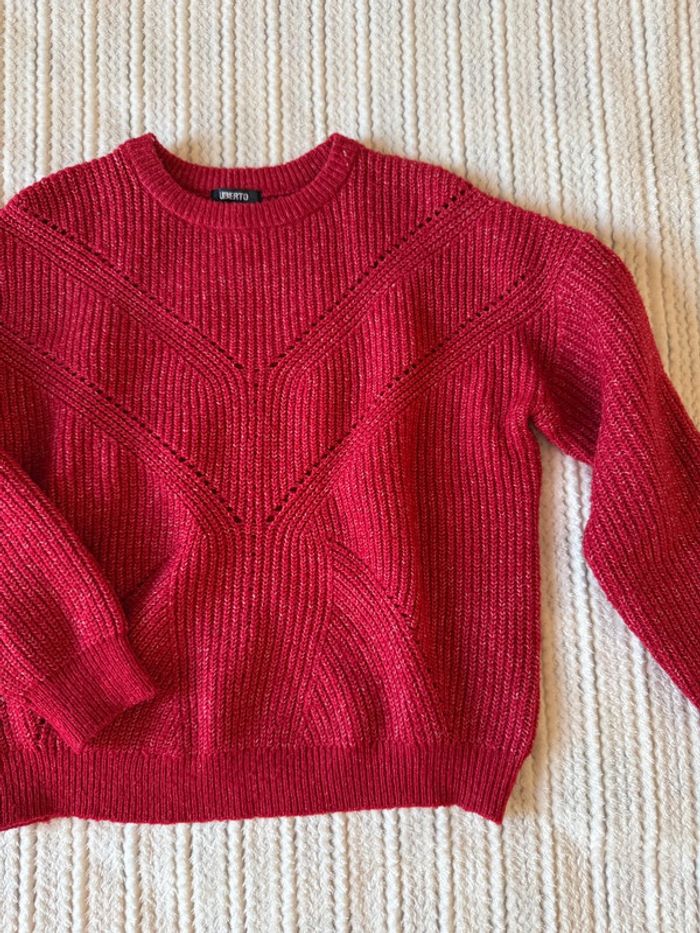Pull rouge Liberto / Taille S - photo numéro 4