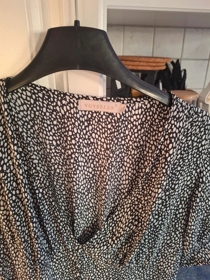 Robe imprimé noir et blanche - photo numéro 2