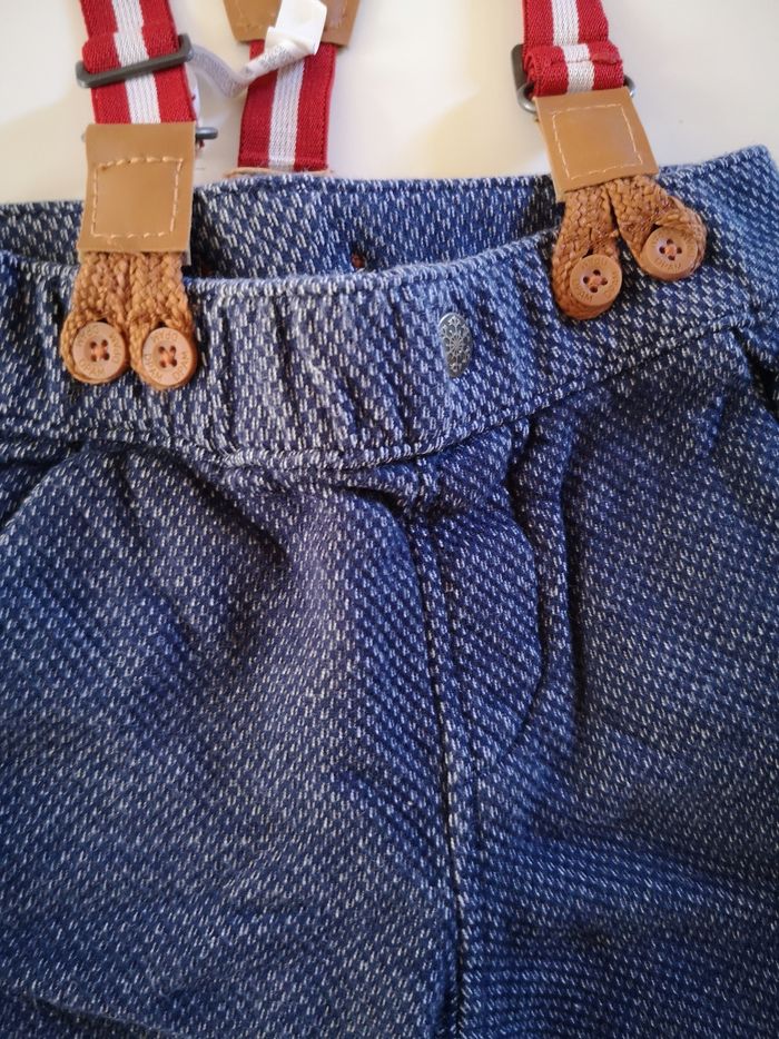 Pantalon chaud avec bretelles - photo numéro 2