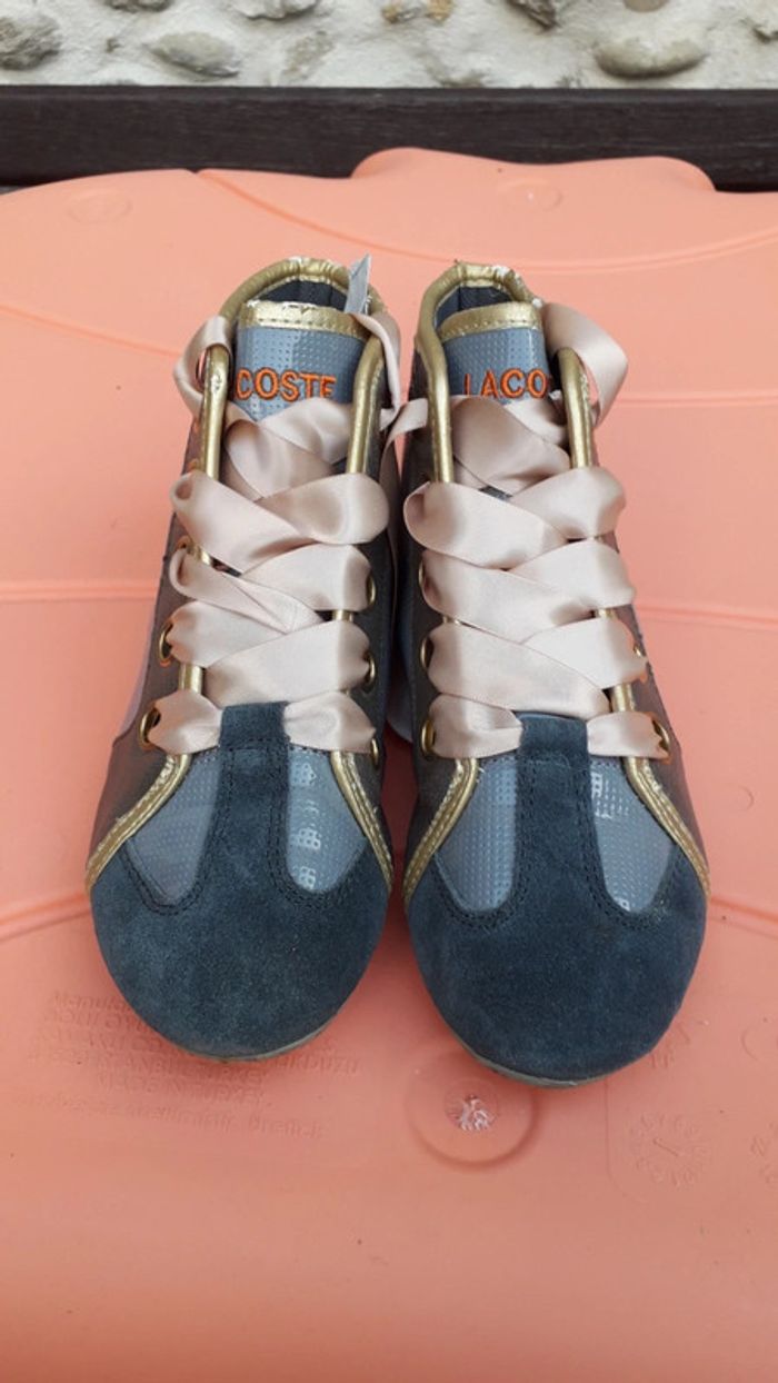 Chaussures montantes vernies grises - photo numéro 3