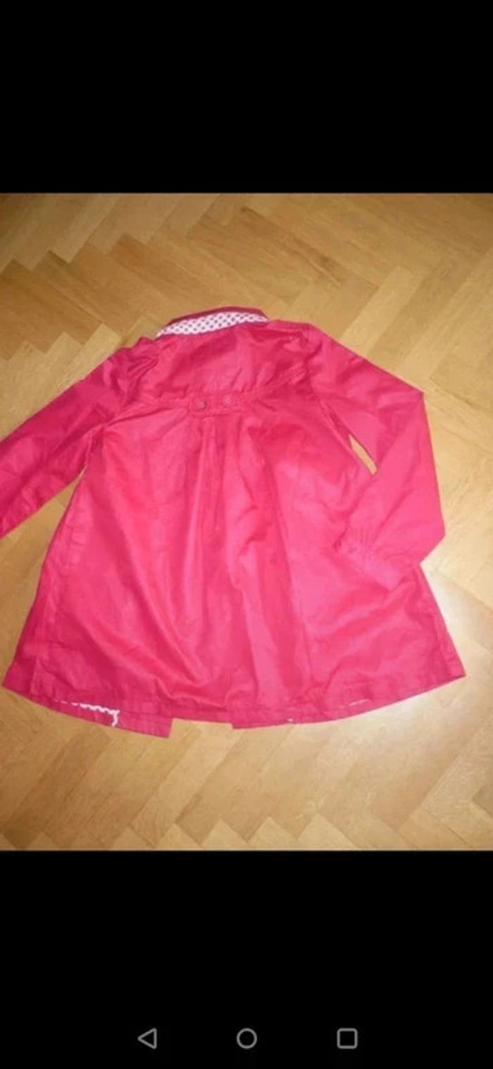 Neuf Trench imperméable rouge Lisa Rose 12 ans - photo numéro 2