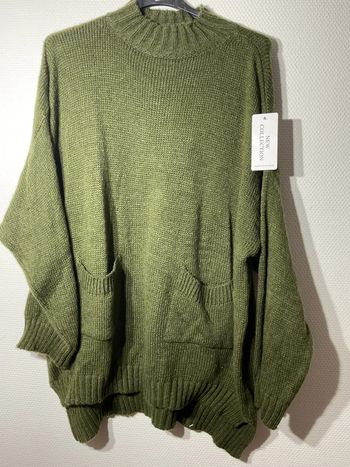 Pull femme taille unique (46-52)- laura- neuf avec étiquette