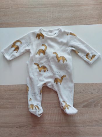 Pyjama dinosaures 1 mois