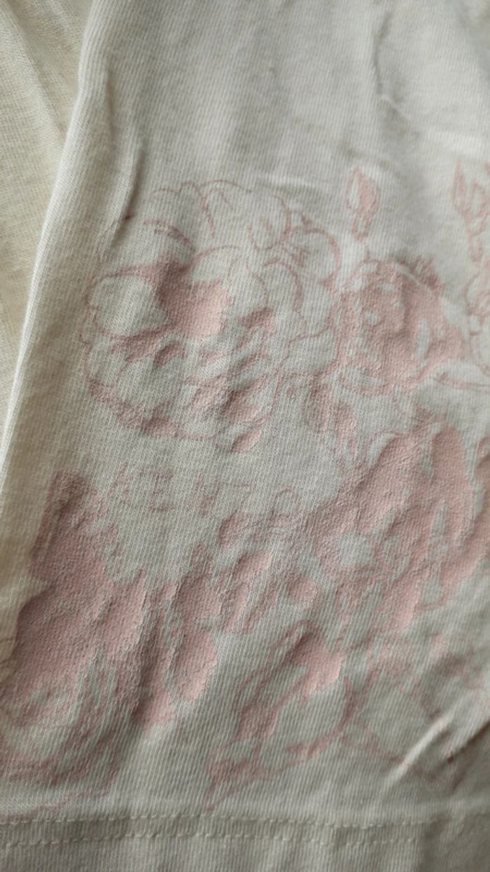 Robe tee-shirt sous pull Kenzo couleur crème - photo numéro 4