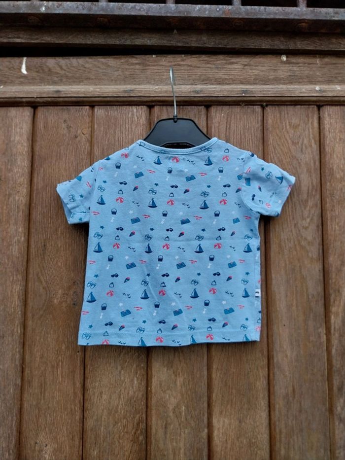 Tee-shirt bébé garçon 18 mois mots d'enfants - photo numéro 2