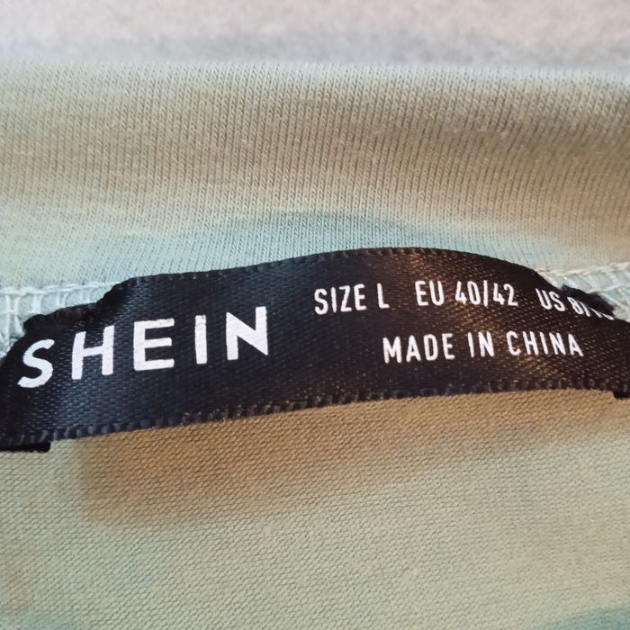 Robe longue inscription shein