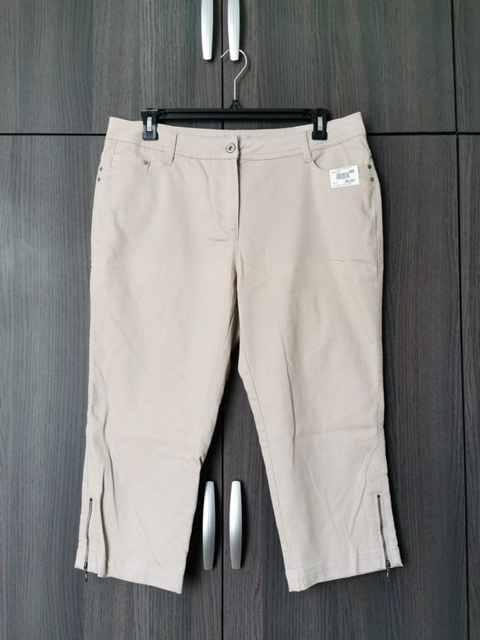 Pantacourt beige