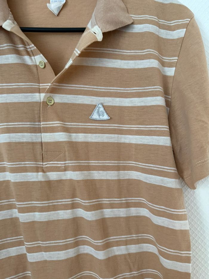 Polo vintage le cop sportif en bon état beige taille M - photo numéro 2