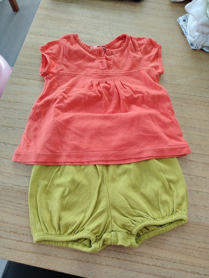 Ensemble été fille 3 mois