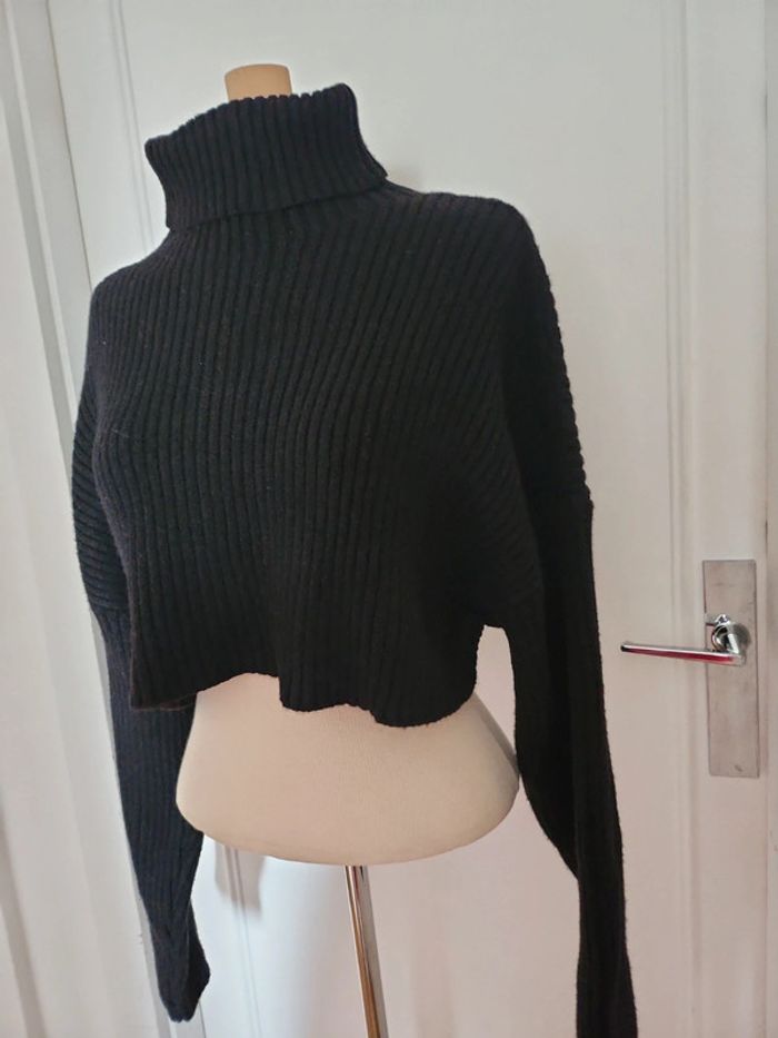 Pull col roulé court Zara - photo numéro 3