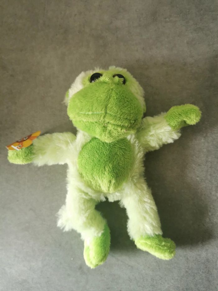Peluche doudou singe vert - photo numéro 2