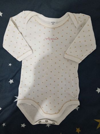 Bodie ML blanc/or _ 3 mois