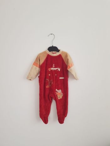 Pyjama en velours taille 6mois