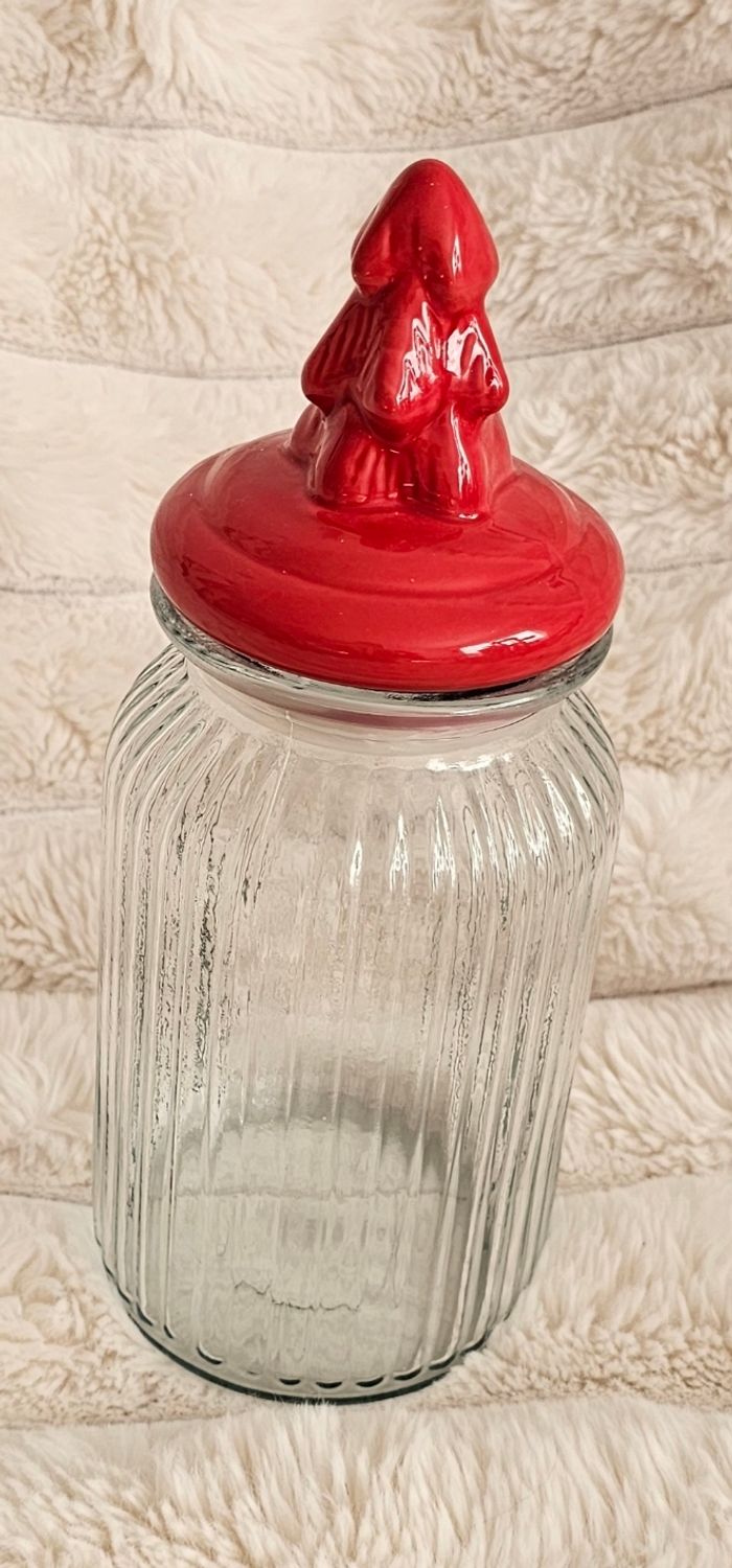 Magnifique bonbonnière de Noël 🎄 rouge Neuve - photo numéro 2