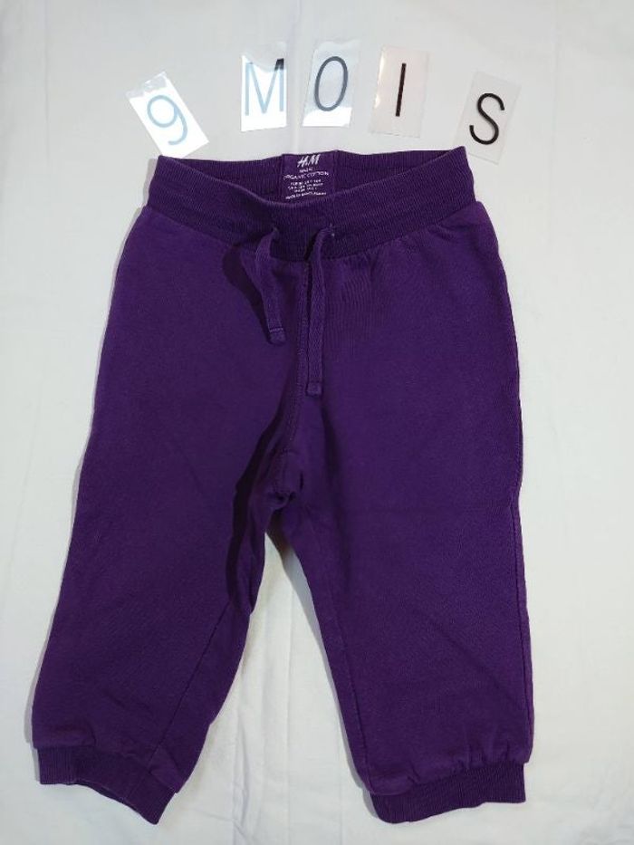 pantalon jogging 9-12 mois