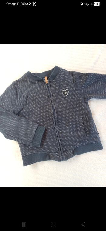 Sweat fille taille 5 ans
