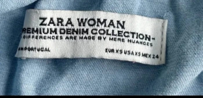 Jolie robe en jean souple Zara woman - photo numéro 2