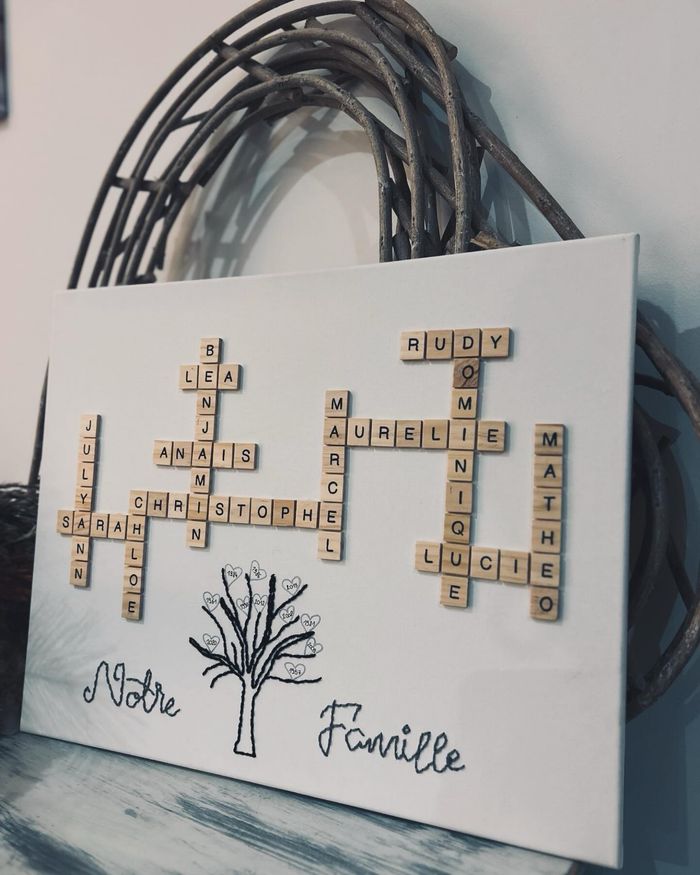 toile scrabble - photo numéro 2