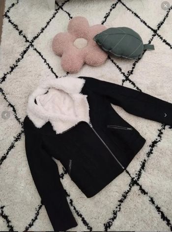 Veste blouson Naf Naf fausse fourrure t 36 neuve