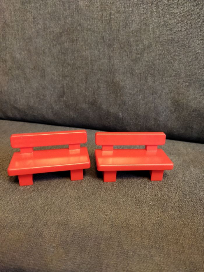 Lot bancs Playmobil 123