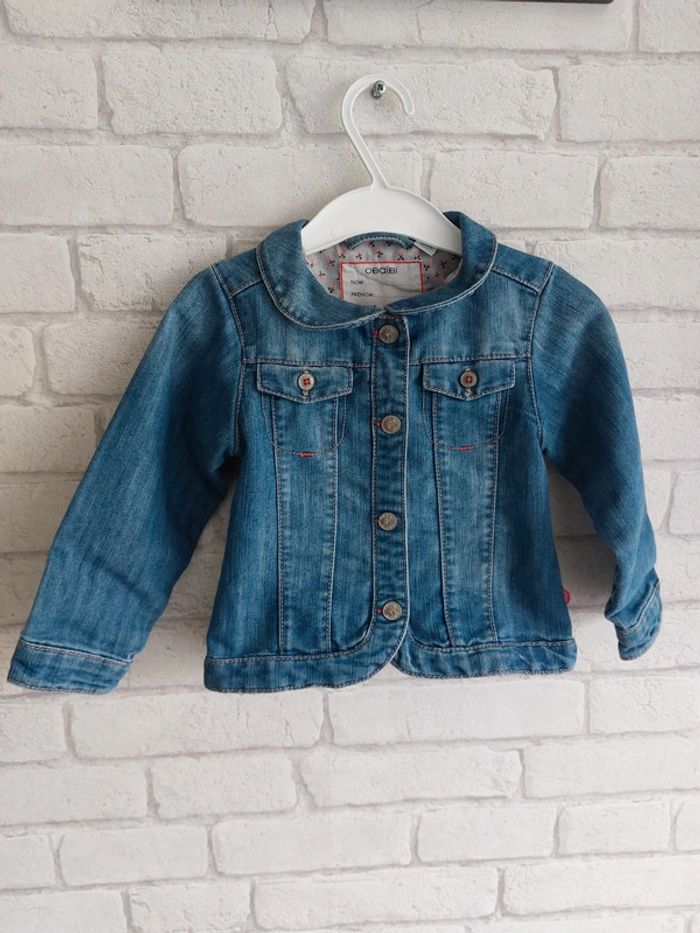 Veste en jeans Obaibi taille 18 mois / 80 cm