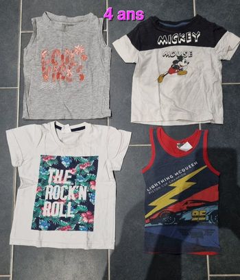 Tee shirt 4 ans