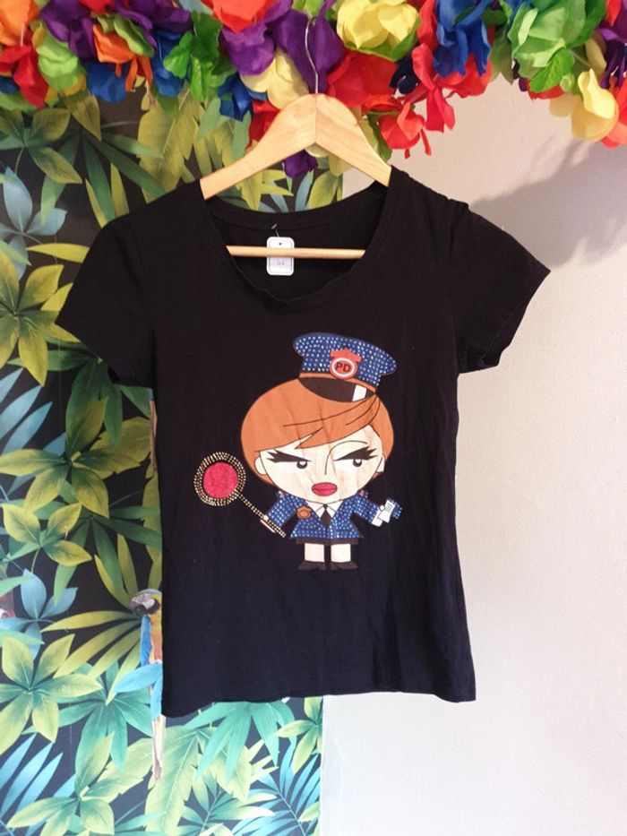 Tee-shirt strass