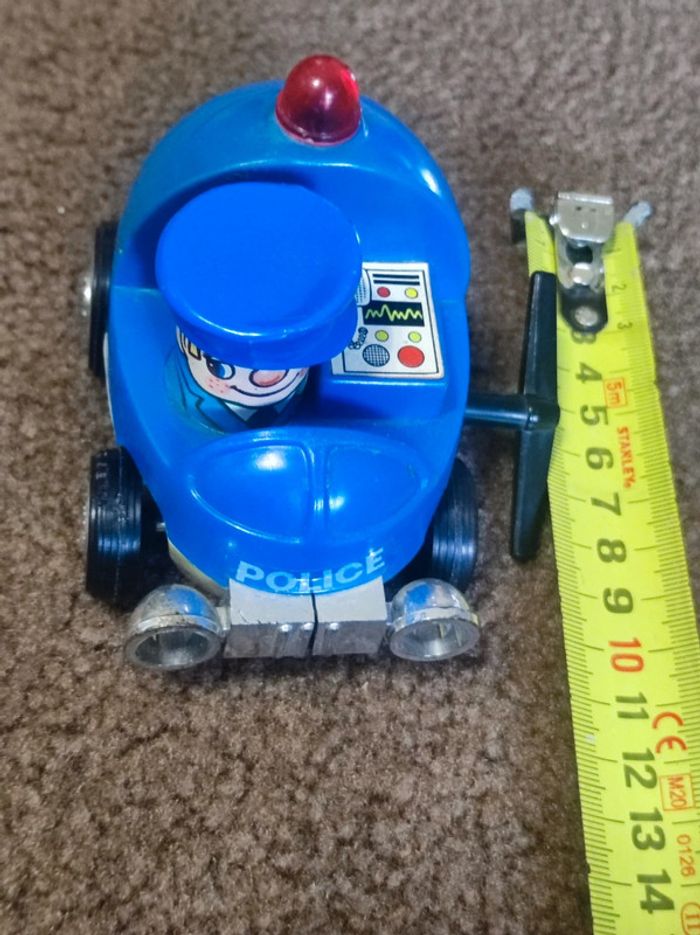 voiture police ancienne avec clef mecanique - photo numéro 2