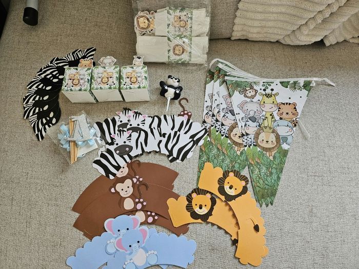 Lot décoration jungle