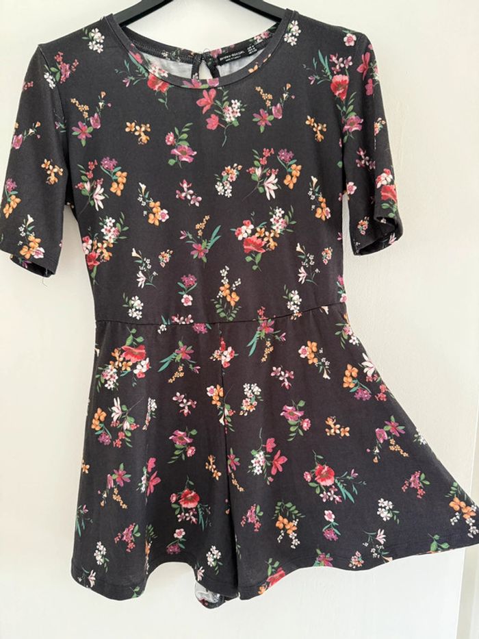Combi short fleurie / Taille M - photo numéro 3