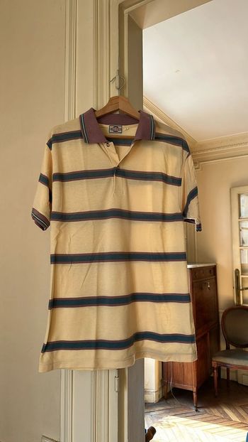 Polo à rayures vintage Size 4 Challenger