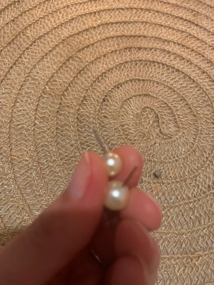 Boucles d’oreilles perle - photo numéro 2