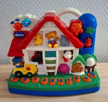 20 € 🐮 chicco - ma ferme éducative bilingue 🐔