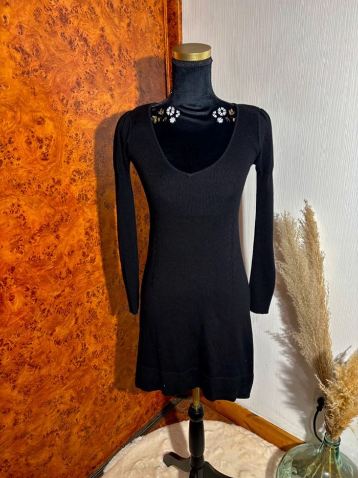 Robe pull noire Mango taille S