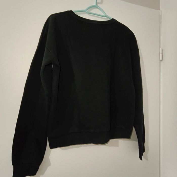 Sweat Noir – Motif Unique Exemplaire – Gémo – Taille 16 ans - photo numéro 3