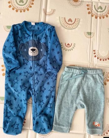 Surpyjama et bas de pyjama  9 mois garçon 