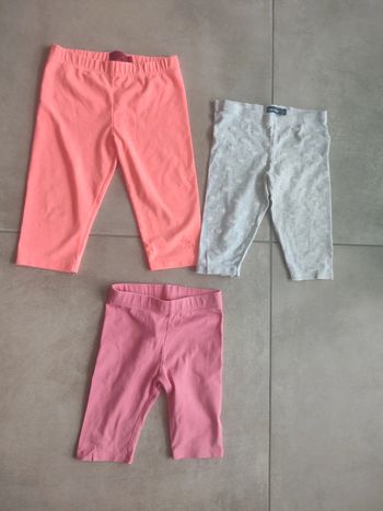 Lot de 3 leggings courts 5 ans