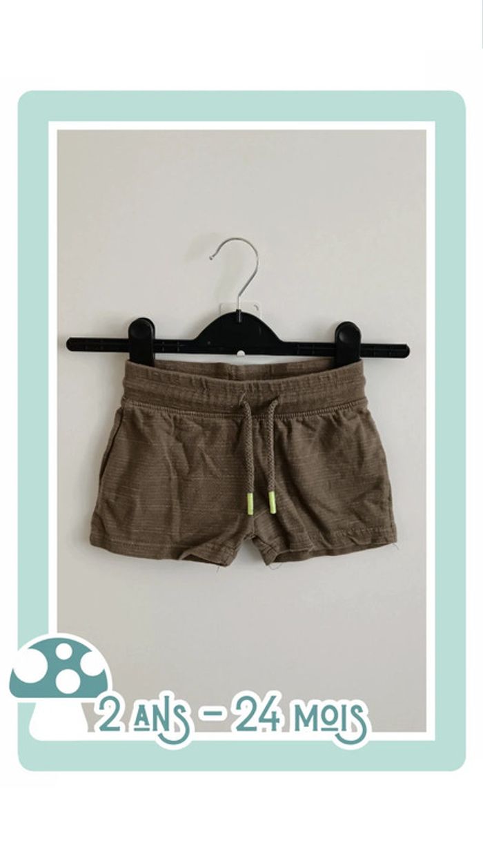 🍄 short en sweat kaki 2 ans 24 mois